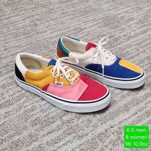Vans Era Patchwork colorblock sneakers size 6.5 men 8 women
